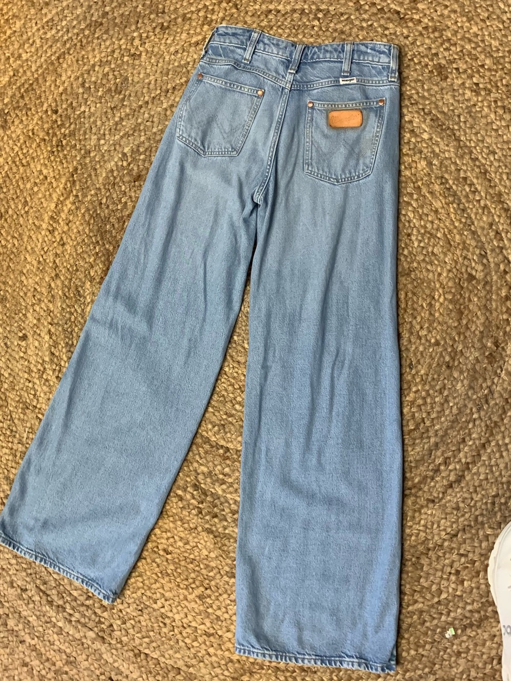 Wrangler Light Blue Wide-Leg/baggy Jeans for Women